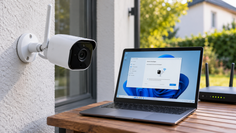 WLAN-Außenkamera einrichten unter Windows So klappt die Verbindung mit Router, App und Heimnetz